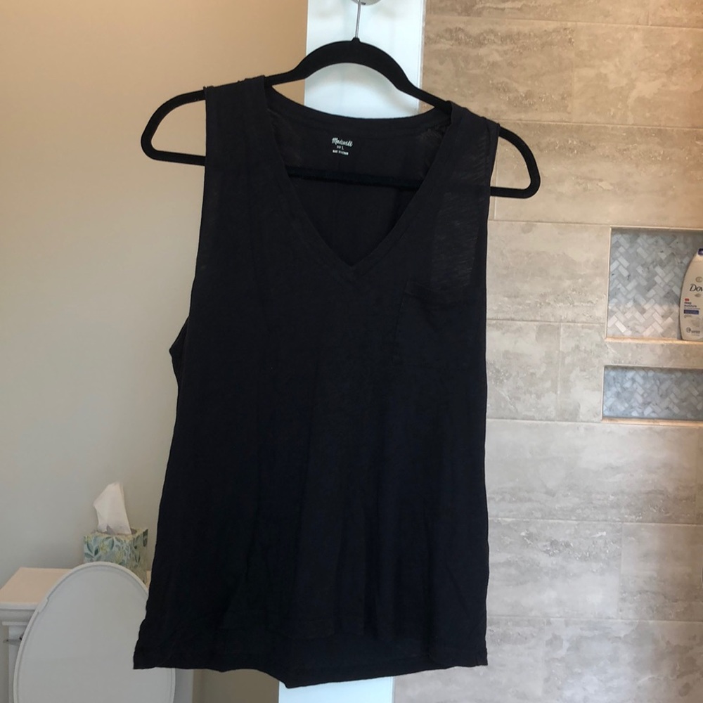 Madewell black tank